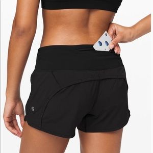Brand New Lululemon Black Run Times Short